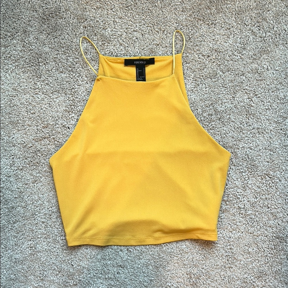 Forever 21 Mustard Yellow Tank Top